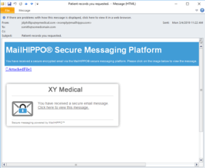 secure message notification